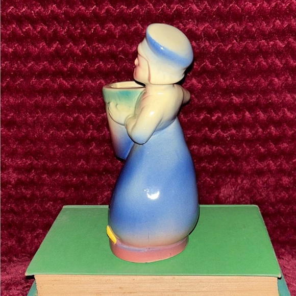 Vintage Dutch Boy in Volendam Worker Pants and Clogs ceramic vase planter 1940’s - Picture 3 of 8